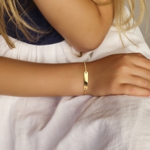 Gouden kinderarmbandje