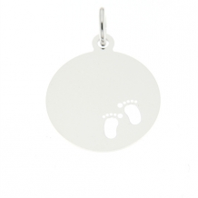 Ketting hanger rond 18mm met voetjes